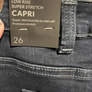 Lane Bryant Size 26 Capri Jeans